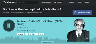 Eve Ferret in Sullivan's Suits - Chris Sullivan By Soho Radio